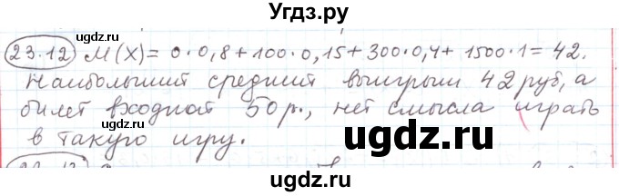 ГДЗ (Решебник) по алгебре 11 класс Мерзляк А.Г. / параграф 23 / 23.12