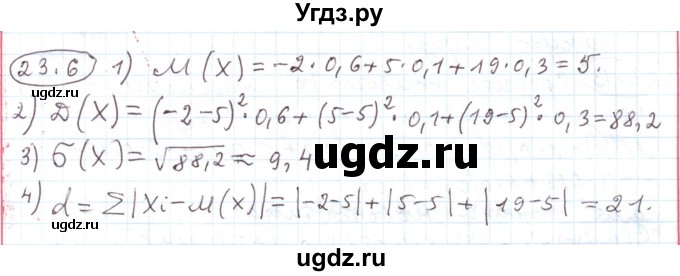 ГДЗ (Решебник) по алгебре 11 класс Мерзляк А.Г. / параграф 23 / 23.6