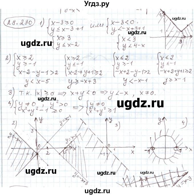 ГДЗ (Решебник) по алгебре 11 класс Мерзляк А.Г. / параграф 28 / 28.230