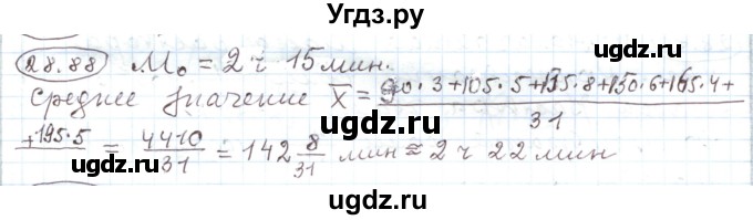 ГДЗ (Решебник) по алгебре 11 класс Мерзляк А.Г. / параграф 28 / 28.88