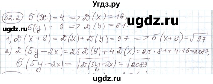 ГДЗ (Решебник) по алгебре 11 класс Мерзляк А.Г. / параграф 32 / 32.2