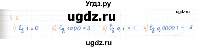 ГДЗ (Решебник) по алгебре 11 класс Мерзляк А.Г. / параграф 4 / 4.6