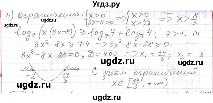 ГДЗ (Решебник) по алгебре 11 класс Мерзляк А.Г. / параграф 7 / 7.16(продолжение 2)