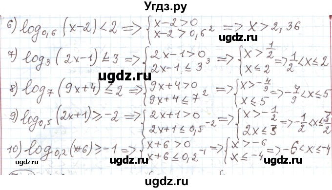 ГДЗ (Решебник) по алгебре 11 класс Мерзляк А.Г. / параграф 7 / 7.3(продолжение 2)