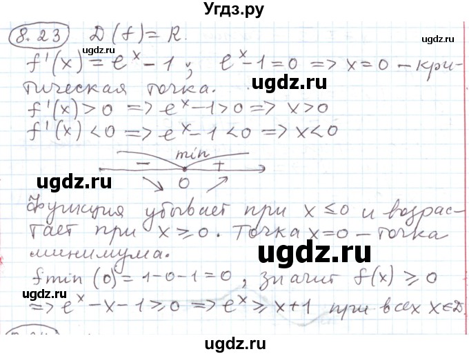 ГДЗ (Решебник) по алгебре 11 класс Мерзляк А.Г. / параграф 8 / 8.23