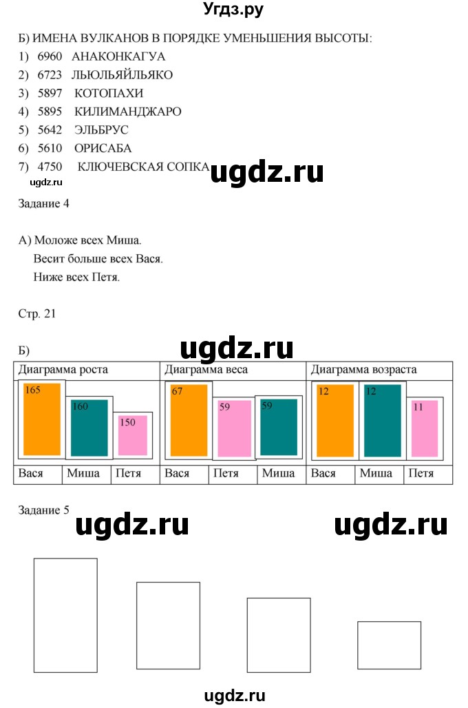 ГДЗ (Решебник) по информатике 3 класс (рабочая тетрадь) Матвеева Н.В. / параграф номер / 13(продолжение 2)