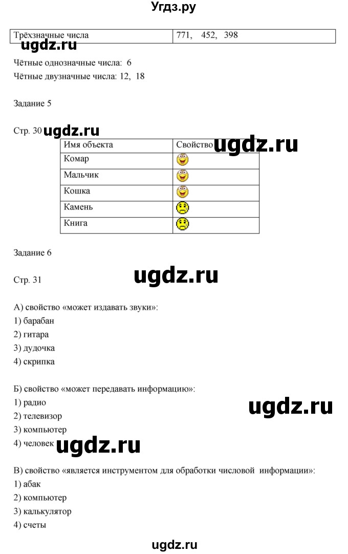 ГДЗ (Решебник) по информатике 3 класс (рабочая тетрадь) Матвеева Н.В. / параграф номер / 14(продолжение 3)