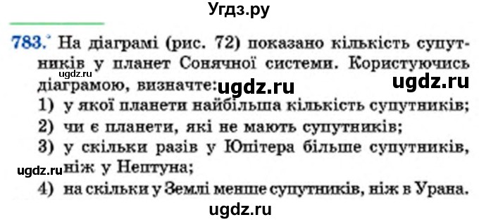 ГДЗ (Учебник) по математике 6 класс Мерзляк А.Г. / завдання номер / 783