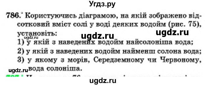 ГДЗ (Учебник) по математике 6 класс Мерзляк А.Г. / завдання номер / 786