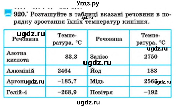 ГДЗ (Учебник) по математике 6 класс Мерзляк А.Г. / завдання номер / 920