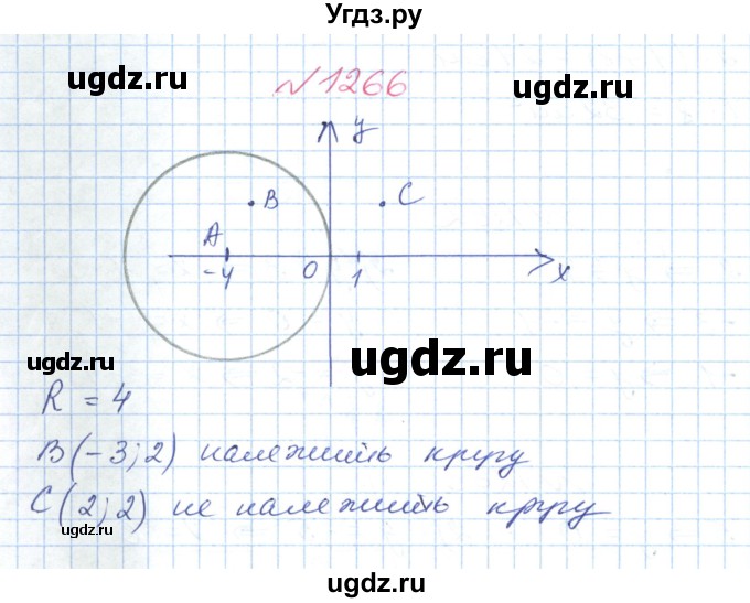 ГДЗ (Решебник №1) по математике 6 класс Мерзляк А.Г. / завдання номер / 1266