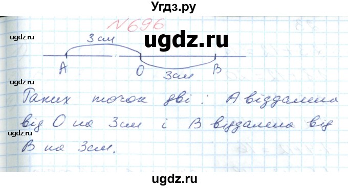 ГДЗ (Решебник №1) по математике 6 класс Мерзляк А.Г. / завдання номер / 696