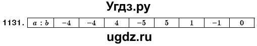 ГДЗ (Решебник №3) по математике 6 класс Мерзляк А.Г. / завдання номер / 1131