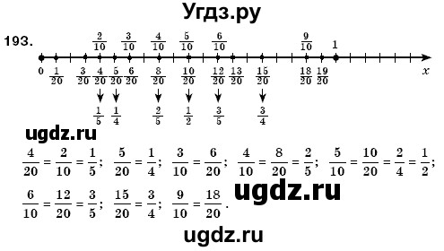 ГДЗ (Решебник №3) по математике 6 класс Мерзляк А.Г. / завдання номер / 193