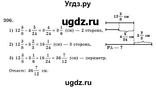 ГДЗ (Решебник №3) по математике 6 класс Мерзляк А.Г. / завдання номер / 306