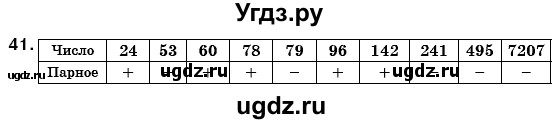 ГДЗ (Решебник №3) по математике 6 класс Мерзляк А.Г. / завдання номер / 41