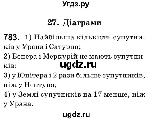 ГДЗ (Решебник №2) по математике 6 класс Мерзляк А.Г. / завдання номер / 783