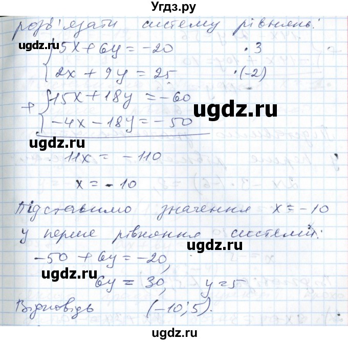 ГДЗ (Решебник №1) по алгебре 7 класс Мерзляк А.Г. / завдання номер / 1055(продолжение 2)