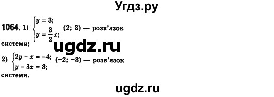 ГДЗ (Решебник №2) по алгебре 7 класс Мерзляк А.Г. / завдання номер / 1064