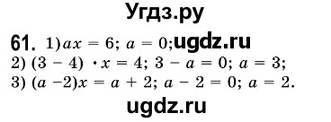 ГДЗ (Решебник №3) по алгебре 7 класс Мерзляк А.Г. / завдання номер / 61