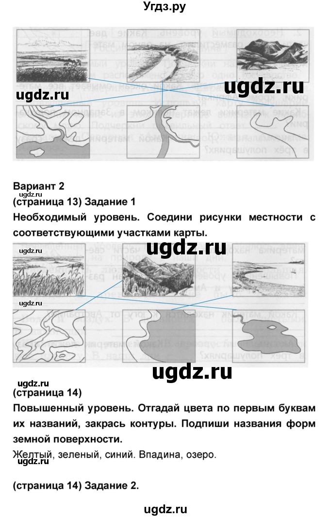 ГДЗ (Решебник) по окружающему миру 2 класс (проверочные и контрольные работы) Вахрушев А.А. / проверочная работа / 6(продолжение 2)