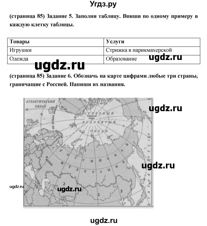 Для объектов указанных в таблице определите какими цифрами они обозначены на схеме заполните качели