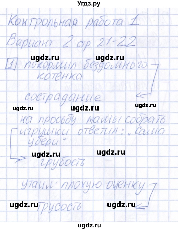 ГДЗ (Решебник ) по окружающему миру 4 класс (проверочные и контрольные работы) Вахрушев А.А. / часть 2. Страницы / 21-22