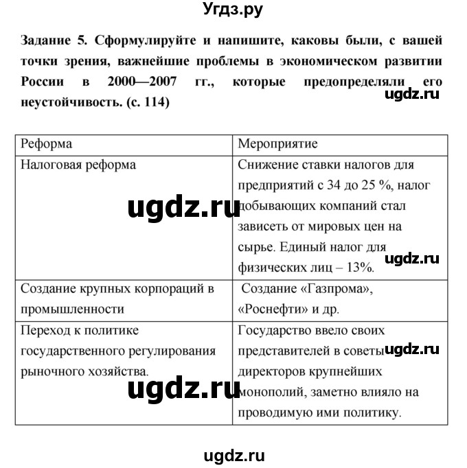 ГДЗ (Решебник) по истории 10 класс (рабочая тетрадь) Данилов А.А. / параграф номер / 50(продолжение 3)