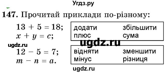 ГДЗ (Учебник) по математике 5 класс Истер О.С. / вправа номер / 147