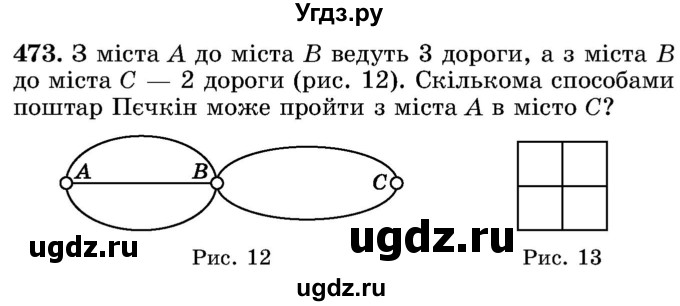 ГДЗ (Учебник) по математике 5 класс Истер О.С. / вправа номер / 473