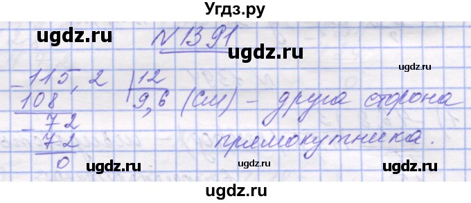 ГДЗ (Решебник №1) по математике 5 класс Истер О.С. / вправа номер / 1391