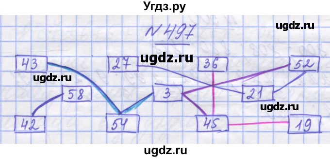 ГДЗ (Решебник №1) по математике 5 класс Истер О.С. / вправа номер / 497