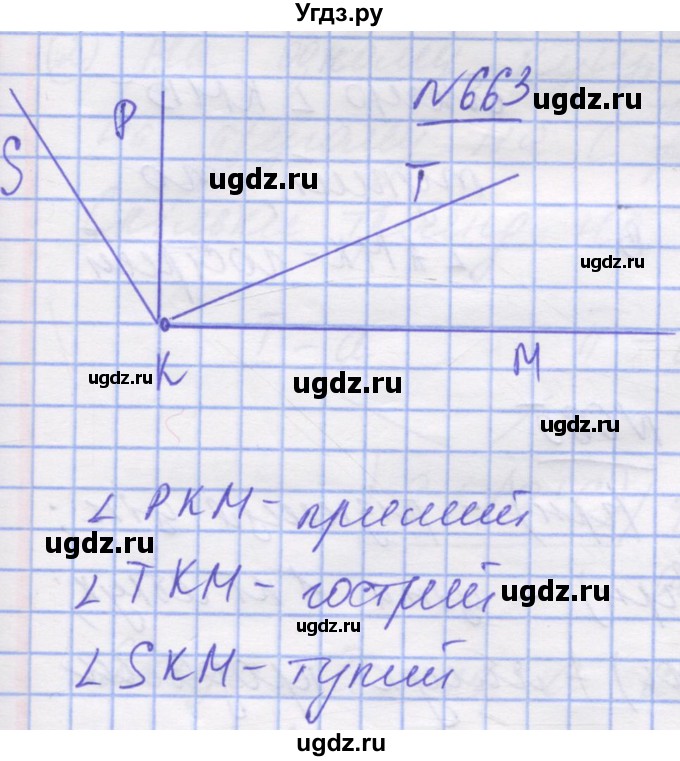 ГДЗ (Решебник №1) по математике 5 класс Истер О.С. / вправа номер / 663