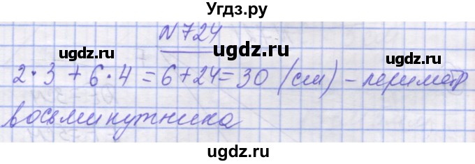 ГДЗ (Решебник №1) по математике 5 класс Истер О.С. / вправа номер / 724