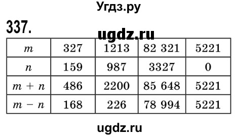 ГДЗ (Решебник №2) по математике 5 класс Истер О.С. / вправа номер / 337