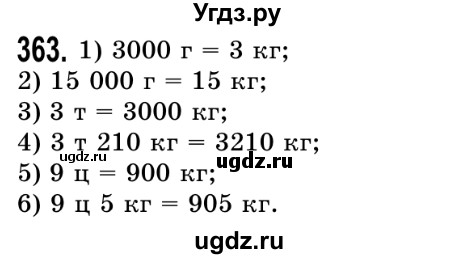 ГДЗ (Решебник №2) по математике 5 класс Истер О.С. / вправа номер / 363