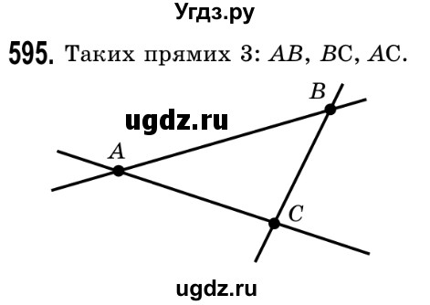 ГДЗ (Решебник №2) по математике 5 класс Истер О.С. / вправа номер / 595