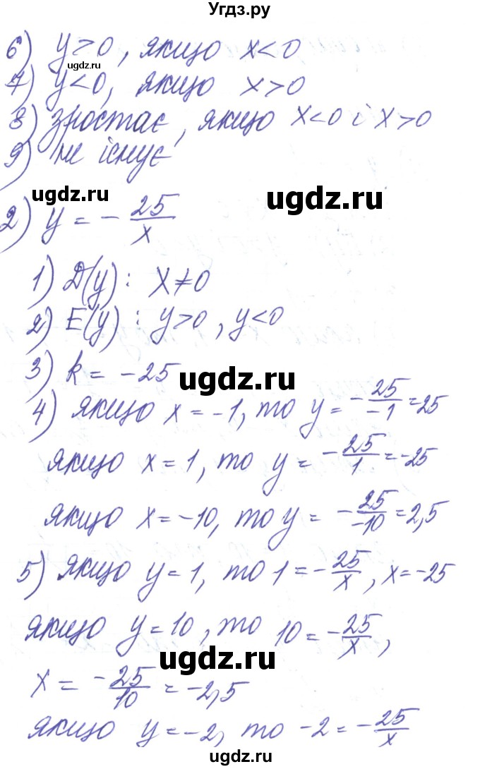 ГДЗ (Решебник) по алгебре 8 класс Тарасенкова Н.А. / вправа номер / 410(продолжение 2)