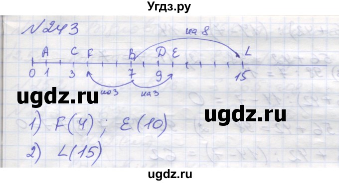 ГДЗ (Решебник №1) по математике 5 класс Мерзляк А.Г. / вправа номер / 243