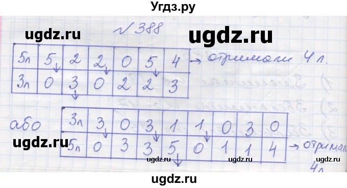 ГДЗ (Решебник №1) по математике 5 класс Мерзляк А.Г. / вправа номер / 388