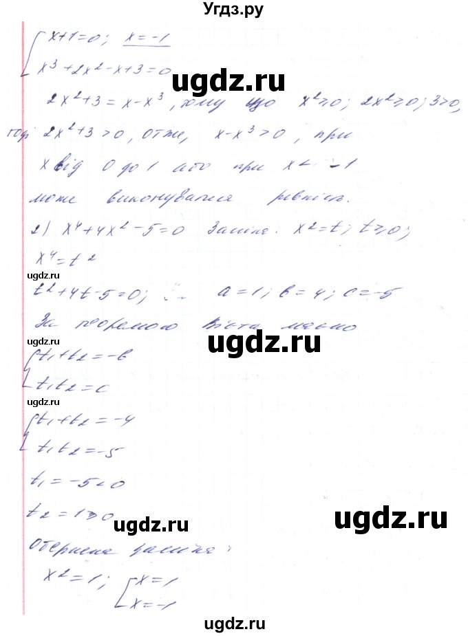 ГДЗ (Решебник) по алгебре 8 класс Кравчук В.Р. / вправа / 1031(продолжение 2)