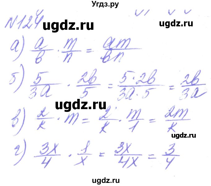 ГДЗ (Решебник) по алгебре 8 класс Кравчук В.Р. / вправа / 124