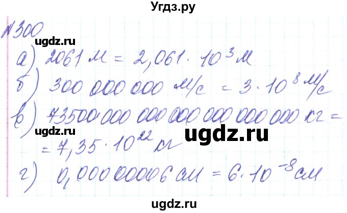 ГДЗ (Решебник) по алгебре 8 класс Кравчук В.Р. / вправа / 300