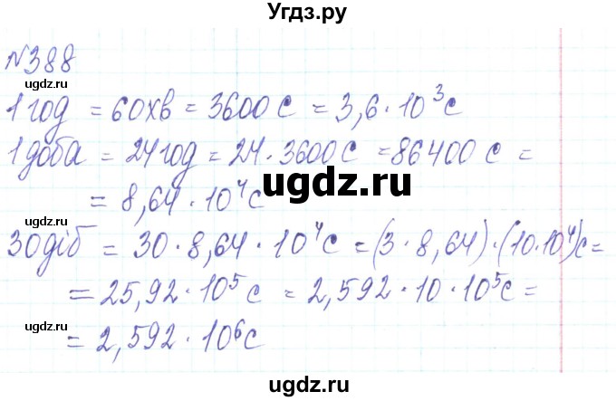 ГДЗ (Решебник) по алгебре 8 класс Кравчук В.Р. / вправа / 388