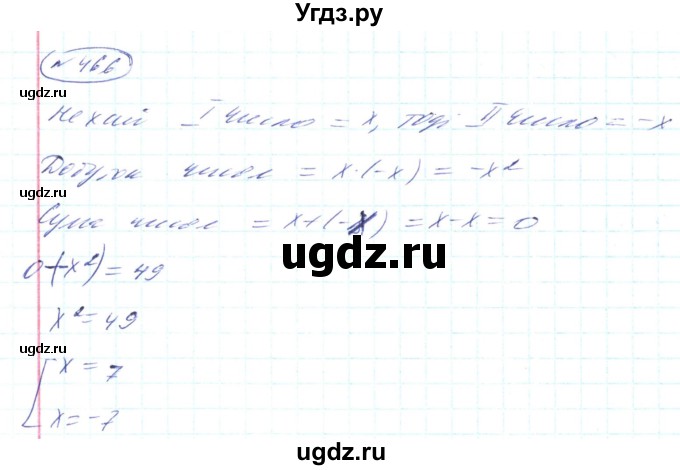ГДЗ (Решебник) по алгебре 8 класс Кравчук В.Р. / вправа / 466