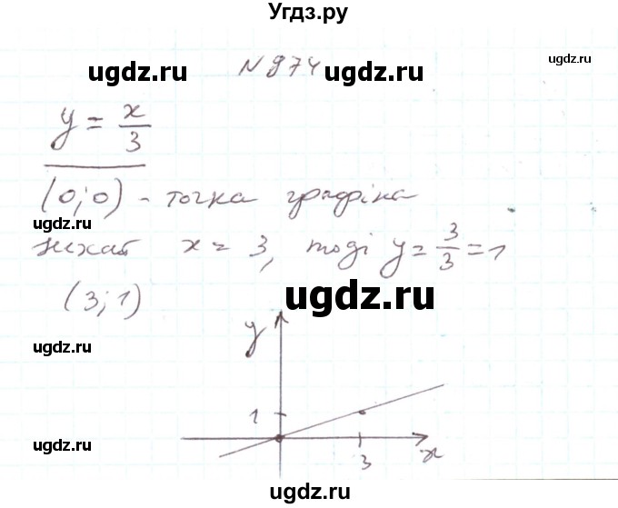 ГДЗ (Решебник) по алгебре 7 класс Тарасенкова Н.А. / вправа номер / 974