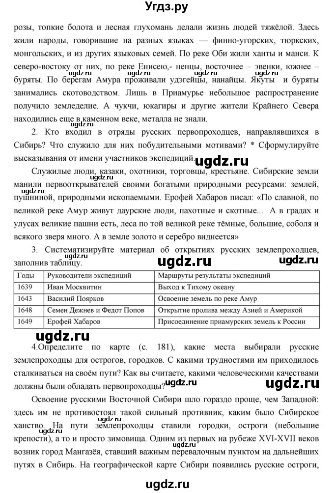 ГДЗ (Решебник) по истории 7 класс Пчелов Е.В. / параграф номер / 24(продолжение 3)