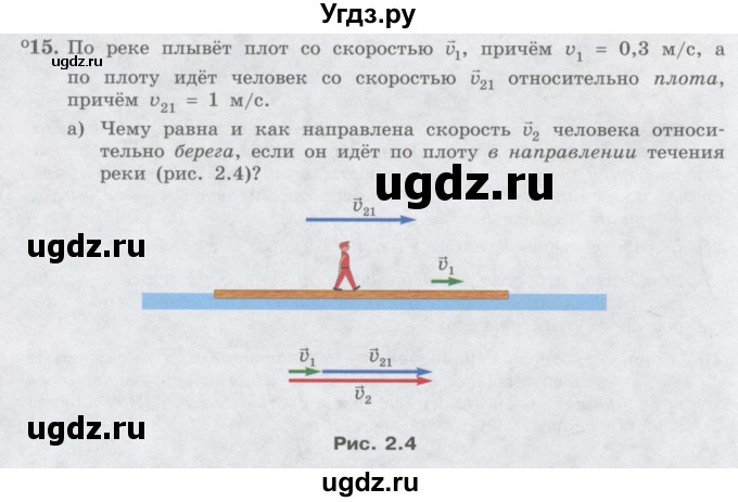 ГДЗ (Учебник) по физике 10 класс Генденштейн Л.Э. / параграф 2 номер / 15