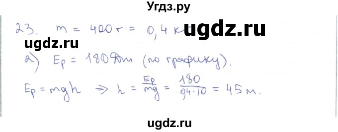 ГДЗ (Решебник) по физике 10 класс Генденштейн Л.Э. / параграф 18 номер / 23