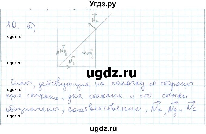 ГДЗ (Решебник) по физике 10 класс Генденштейн Л.Э. / параграф 23 номер / 10